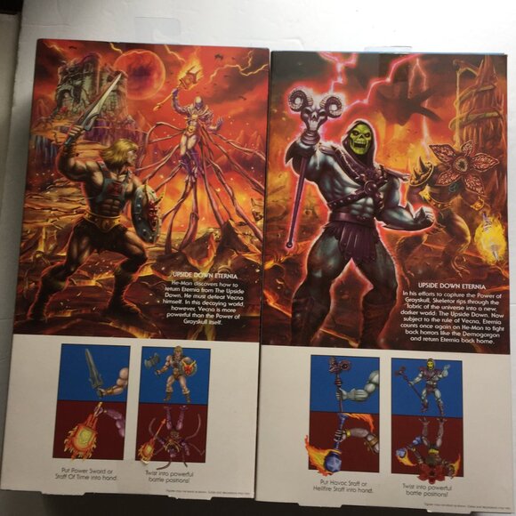 NEW Masters of the Universe/Strangers Things Mattel He-Man/Vecna and Skeletor - Picture 14 of 14